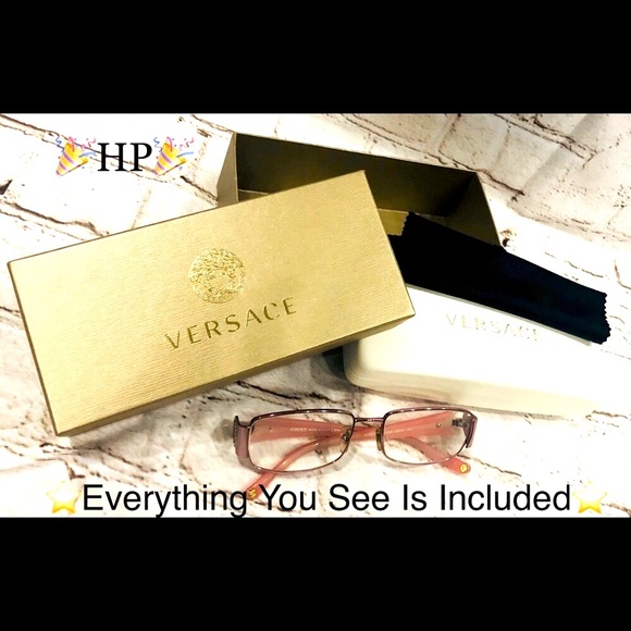 ❌SOLD❌🎊HP🎊🔥Versace🔥Authentic Vintage Prescription Frames W/Box & Case🔥 - Picture 2 of 16